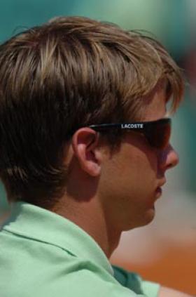 Lacoste Lunettes, fournisseur officiel du Tournoi de Roland Garros 2005