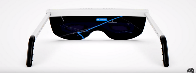 Les lunettes de réalité augmentée Apple © capture d'écran vidéo ZoneOfTech