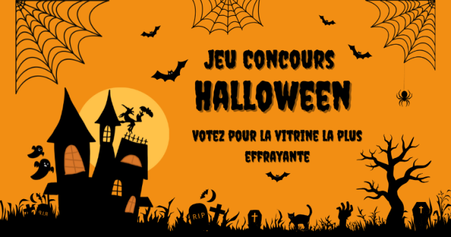 Concours Halloween 2024 : votez pour votre vitrine préférée