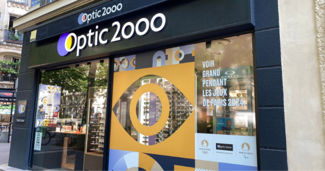 Les magasins Optic 2000 et centres Audio 2000 aux couleurs des Jeux Olympiques et Paralympiques de Paris 2024