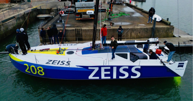 Après 10 mois de travail, le nouveau Class40 Zeiss a été mis à l'eau