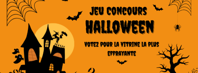 Concours Halloween 2024 : votez pour votre vitrine préférée