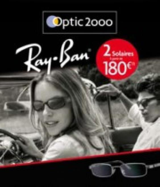 Optic 2000 lance une offre Ray Ban jusqu la fin de l t Acuit