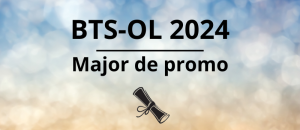Découvrez la major de promotion du BTS-OL 2024